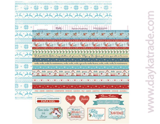 TIRA NAVIDAD  SCP-175  DAYKA   30,5X30,5 SCRAP