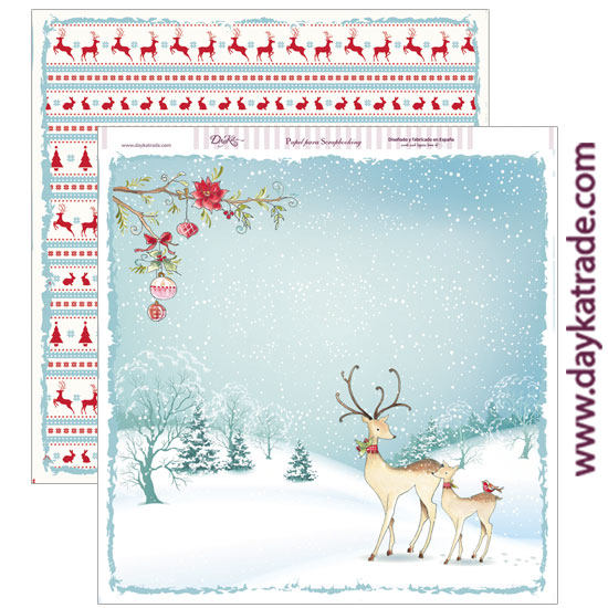 POSTAL  NAVIDAD  SCP-221  DAYKA   30,5X30,5 SCRAP