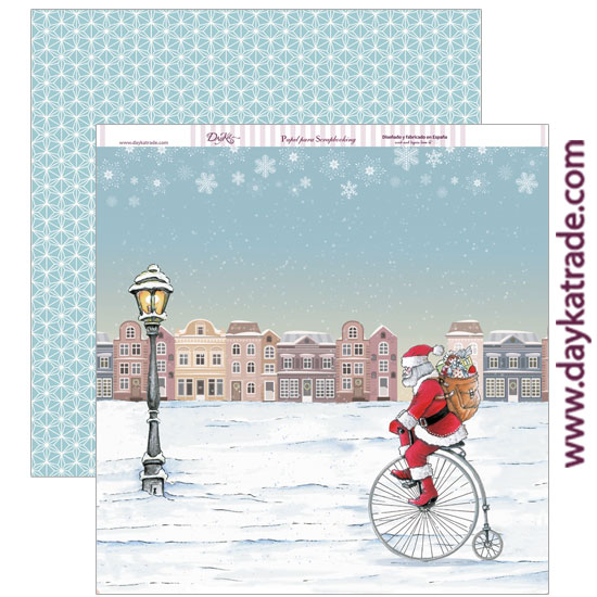 POSTAL  NAVIDAD  SCP-222  DAYKA   30,5X30,5 SCRAP