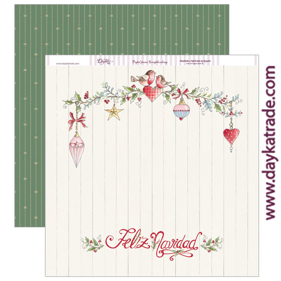 POSTAL  NAVIDAD  SCP-226  DAYKA   30,5X30,5 SCRAP