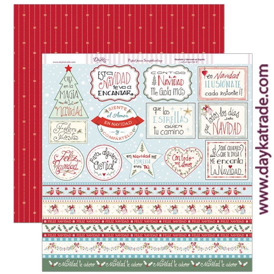 POSTAL  NAVIDAD  SCP-229  DAYKA   30,5X30,5 SCRAP