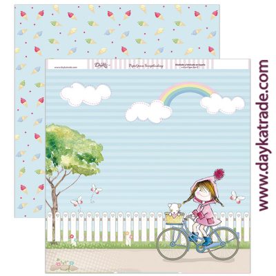 NIÑOS  SCP-197 DAYKA   30,5X30,5 SCRAP BICICLETA  NIÑA ANDREA