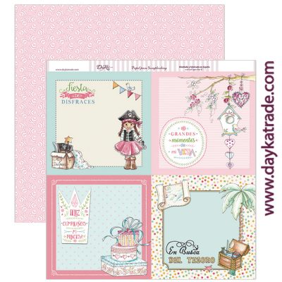 NIÑOS  SCP-198 DAYKA   30,5X30,5 SCRAP  FIESTA DISFRACES