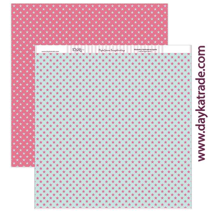 NIÑOS  SCP-206 DAYKA   30,5X30,5 SCRAP  ESTRELLAS
