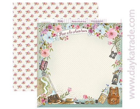 VACACIONES SCP-153 DAYKA   30,5X30,5 SCRAP PASO A LA AVENTURA