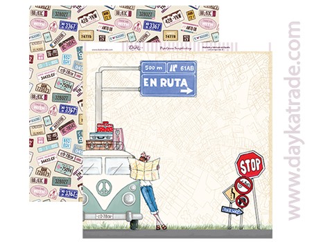 VACACIONES SCP-154 DAYKA   30,5X30,5 SCRAP RUTA