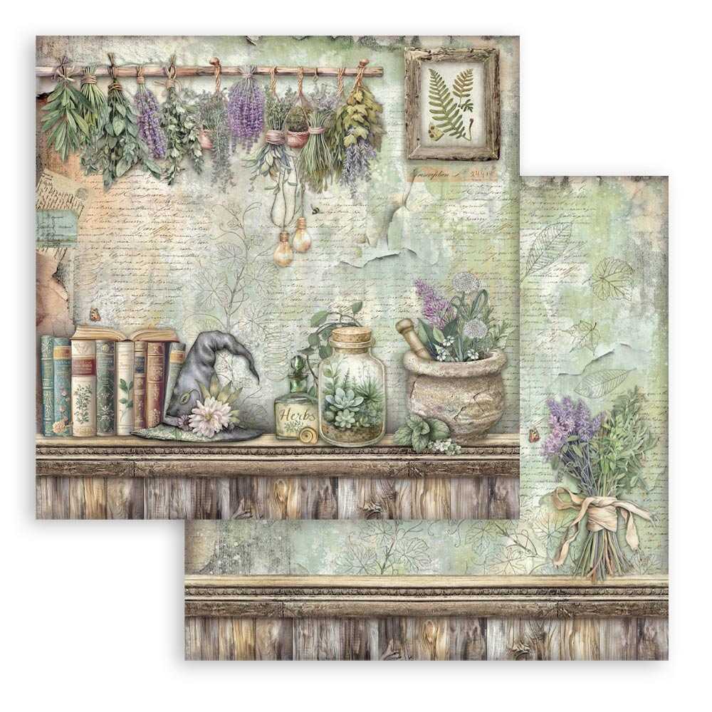 LAVANDA HERBARIUM  STAMPERIE  30,5X30,5 SCRAP SBB3576