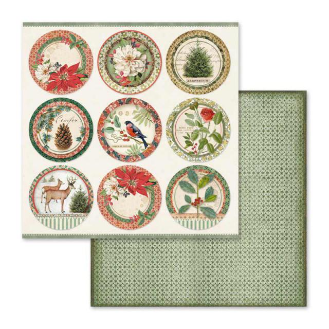ESFERAS  WINTER BOTANIC STAMPERIE  30,5X30,5 SCRAP SBB3575
