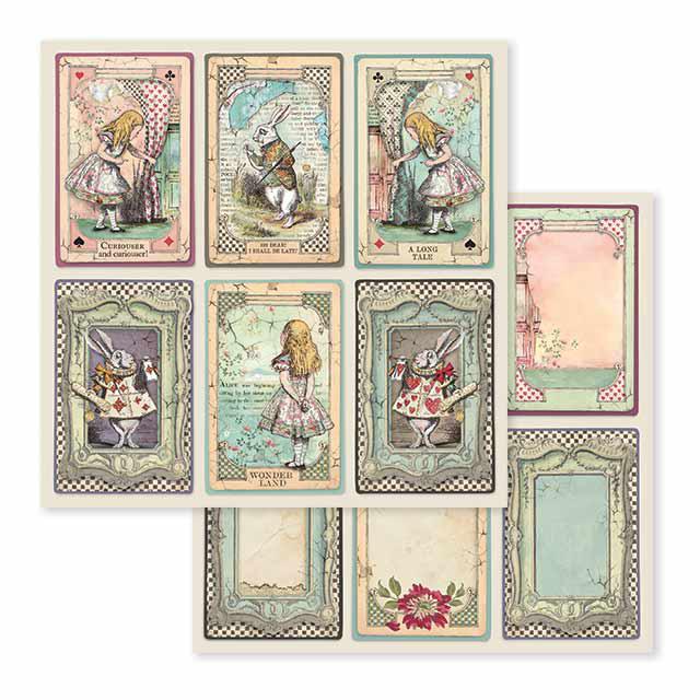 ALICIA CARDS CONEJO    STAMPERIE  30,5X30,5 SCRAP SBB584