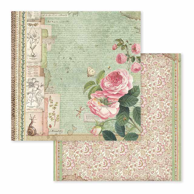 SPRING   ROSAS  STAMPERIE  30,5X30,5 SCRAP SBB592