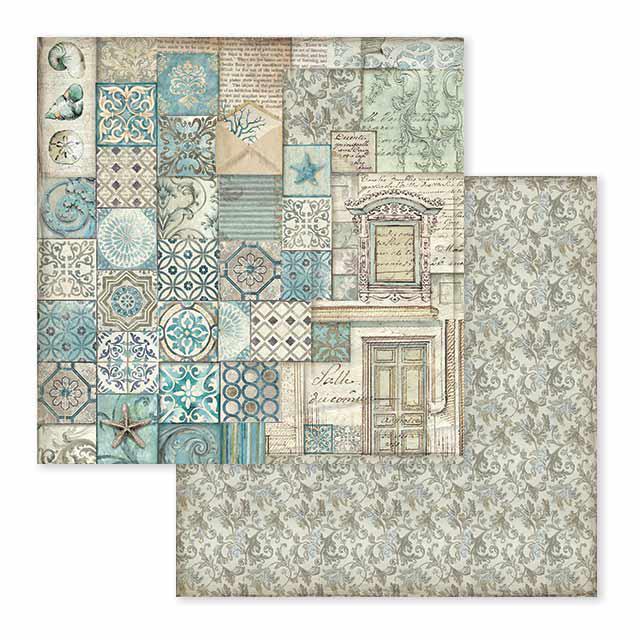 AZULEJO PATCHWORK STAMPERIE  30,5X30,5 SCRAP SBB607