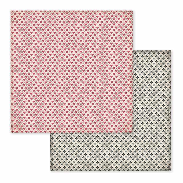 ALICIA  CORAZONES  STAMPERIE  30,5X30,5 SCRAP SBB608