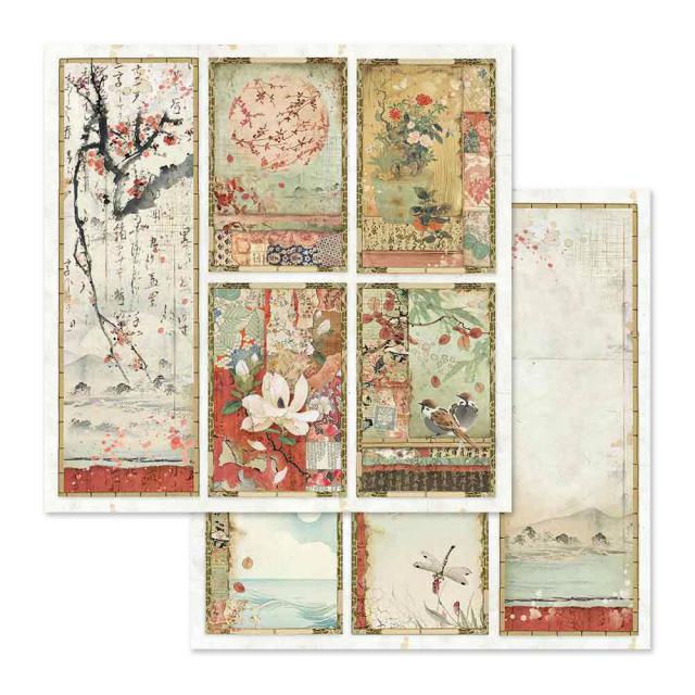 JAPON TARJETAS  STAMPERIE  30,5X30,5 SCRAP SBB634