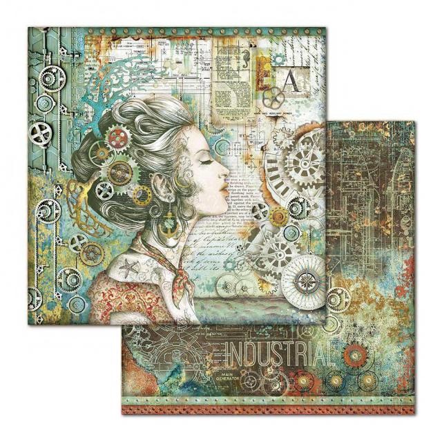 SEA WORLD LADY STAMPERIE  30,5X30,5 SCRAP SBB661