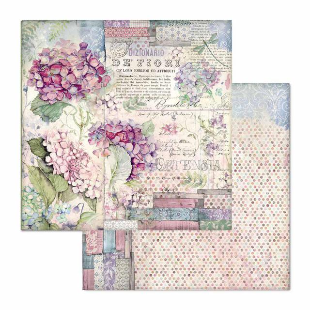 HORTENSIA DEFIORI STAMPERIE  30,5X30,5 SCRAP SBB694
