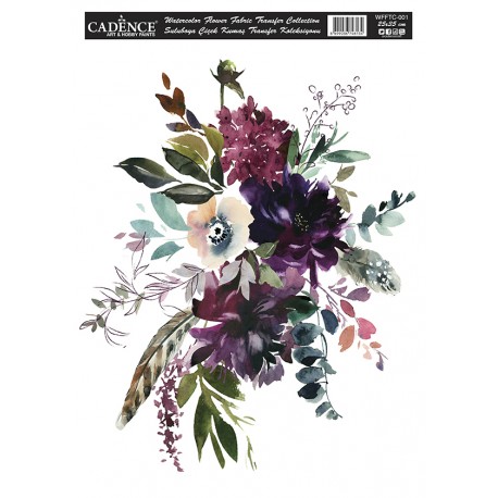 LAMINA WFFTC001 RAMO FLORES TRANSFER TELA CADENCE