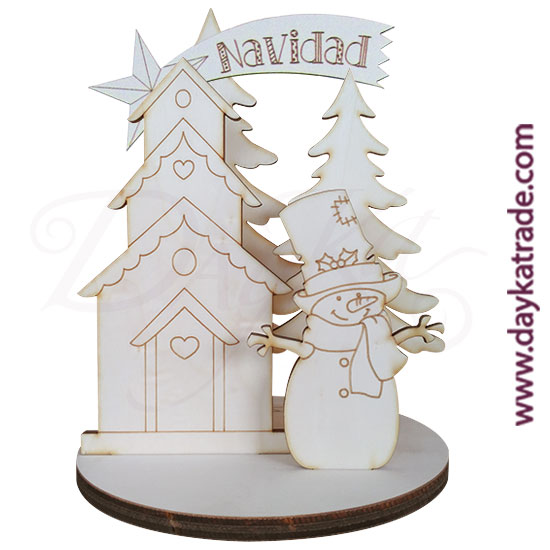 MUÑECOS NAVIDAD PEANA  DAYKA 19X24.5   DAYKA 399G