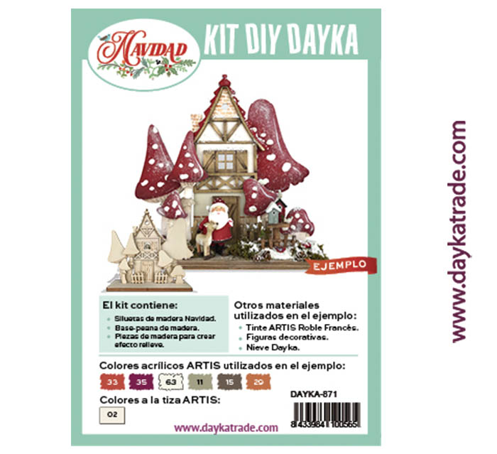 SET PAPA NOEL  CASITA CON SETAS  DAYKA871