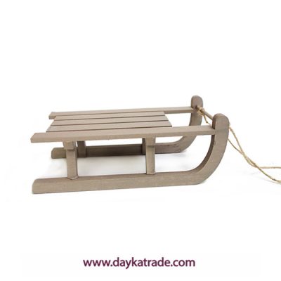 TRINEO NAVIDAD MADERA MINI DAYKA 33151
