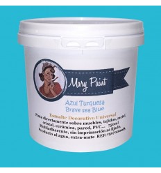 AZUL TURQUESA 750 ML ACRILICA MATE MARY PAINT