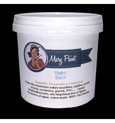 NEGRO 750 ML ACRILICA MATE MARY PAINT